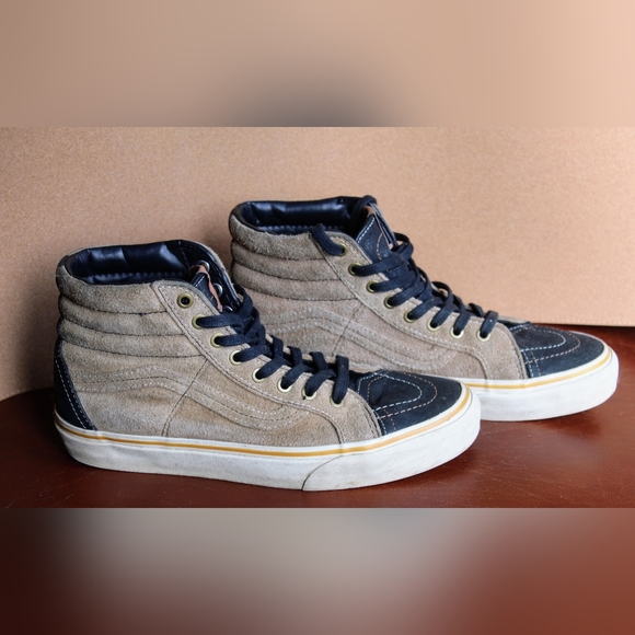 Vans Cali. Sk8-Hi 46 El Jefe tan/black. Great use condition. Men's 8 - Picture 2 of 16